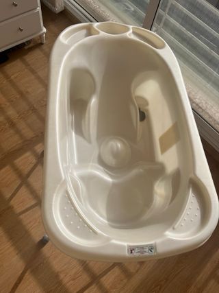 Bañera bebé con soporte plegable