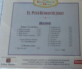 Lote 7 CDs Música Clásica Beethoven y Brahms