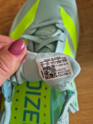 Tenis Adidas Verde/Amarillo Talla 37.5