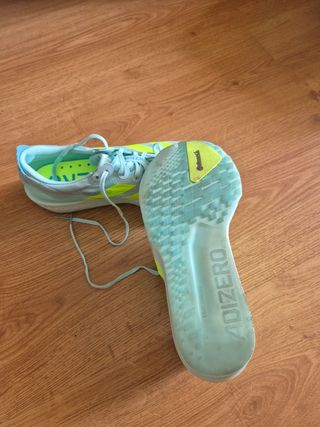 Tenis Adidas Verde/Amarillo Talla 37.5
