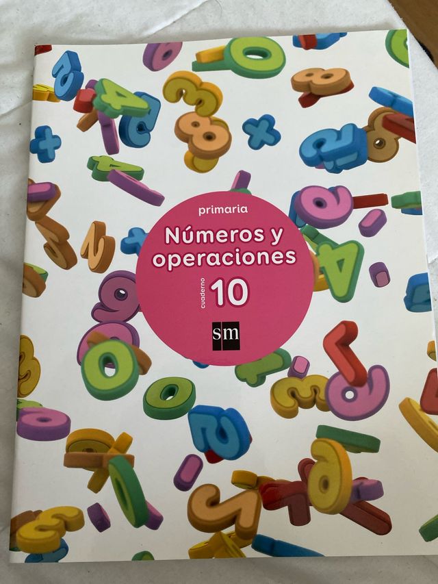 Cuaderno 10 de números y operaciones. Primaria