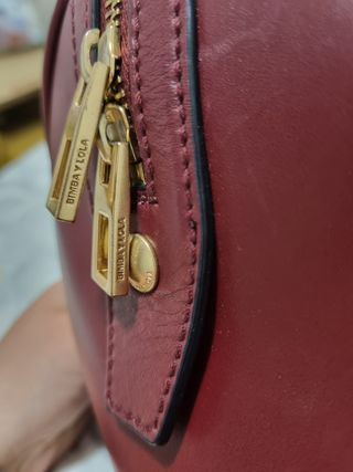 Bolso Bimba y Lola color burdeos