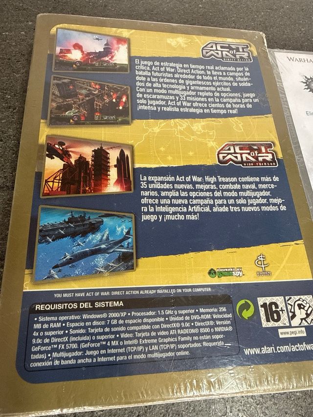 Pack Juegos PC Act of War y Warhammer Online