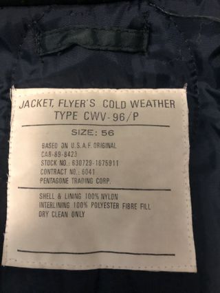 Chaqueta bomber militar
