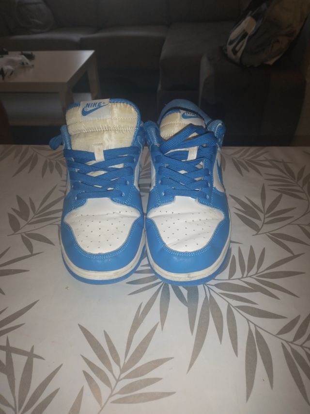 Zapatillas Nike Dunk Low Azul y Blanco