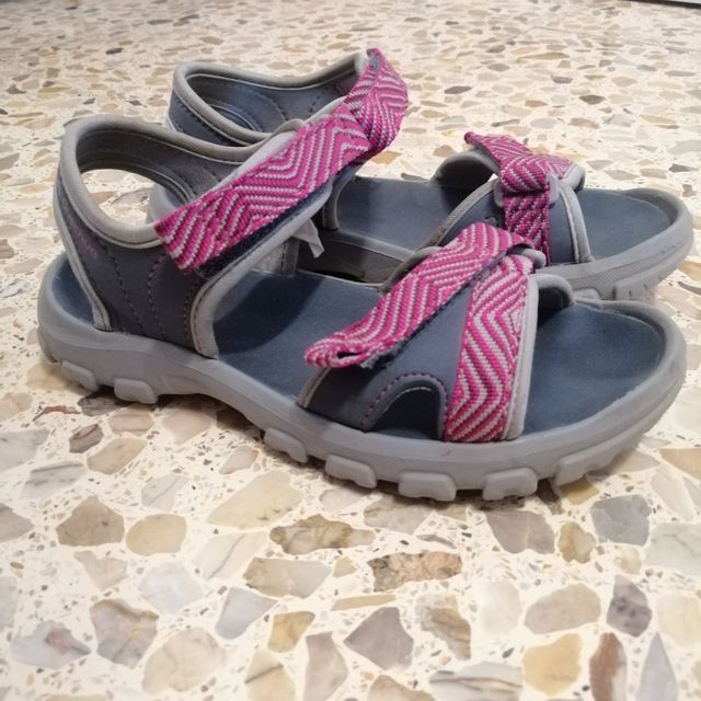 Sandalias Quechua Verano T34 Azul/Rosa
