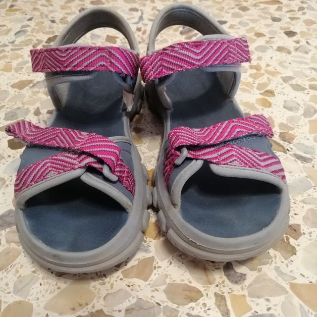 Sandalias Quechua Verano T34 Azul/Rosa