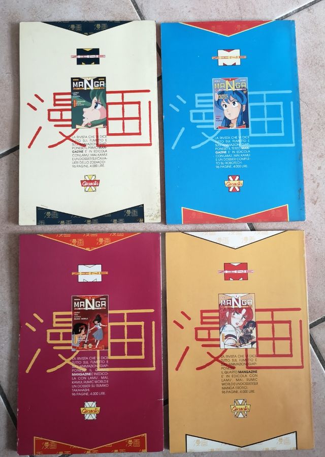 4 Manga Kenshiro Zero N. 6-8-9-10.