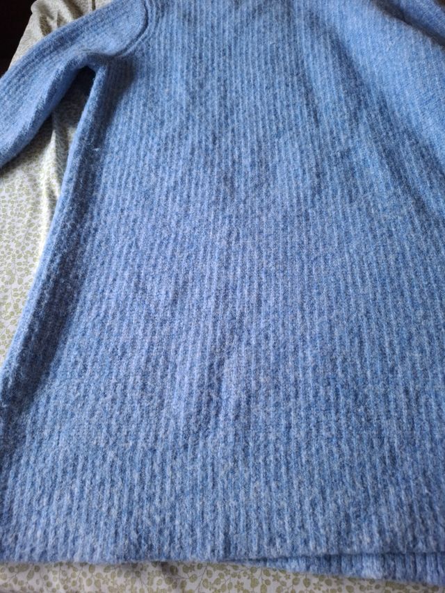 Vestido de punto Zara azul