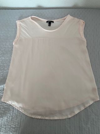 Camiseta Mango Rosa 