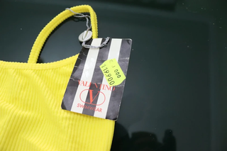 Costume intero Valentino Swimwear giallo