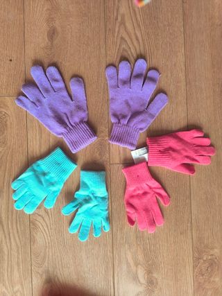 Lote 3 Guantes H&M Niña y Adulto