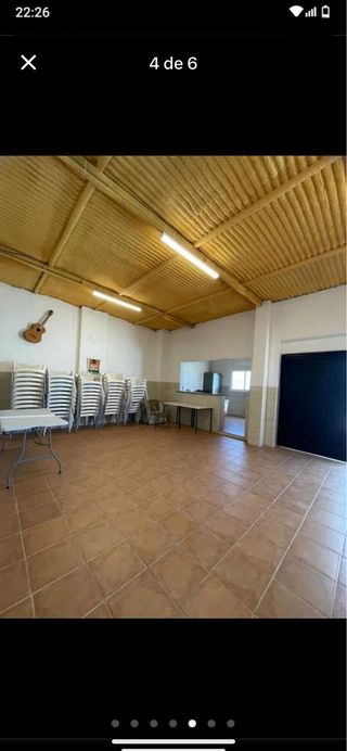 Parcela con nave y piscina en venta