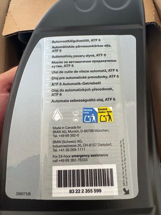 Aceite BMW ATF 6
