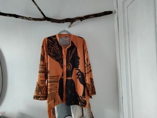 Camisa estampada mujer