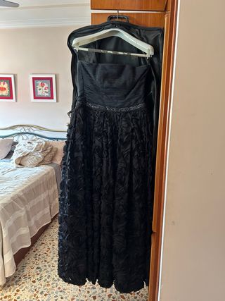 Vestido fiesta negro talla 36