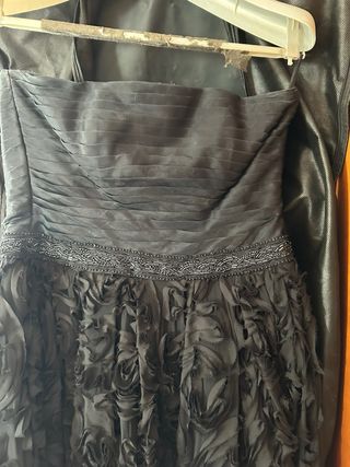 Vestido fiesta negro talla 36