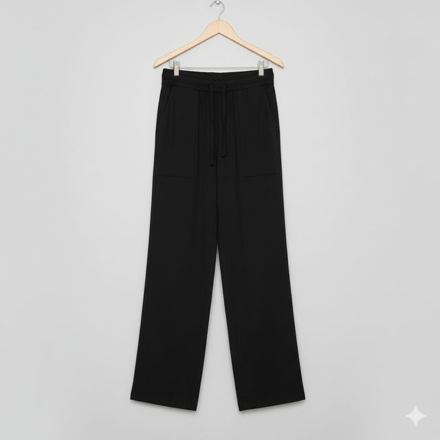Pantalón Viscosa Negro Talla M