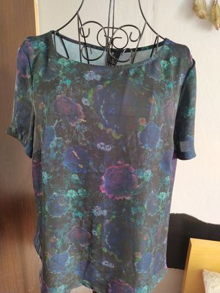Camiseta manga corta estampada