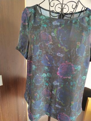 Camiseta manga corta estampada