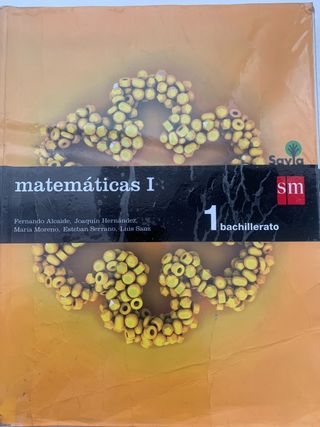 Matemáticas I. 1 Bachillerato. Savia