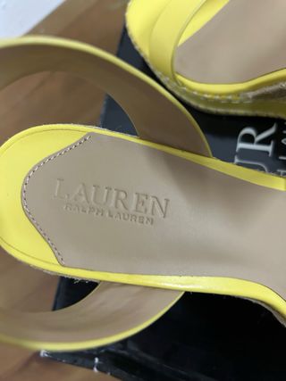 Sandalias Ralph Lauren Amarillas