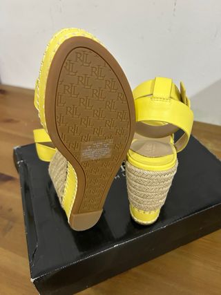 Sandalias Ralph Lauren Amarillas