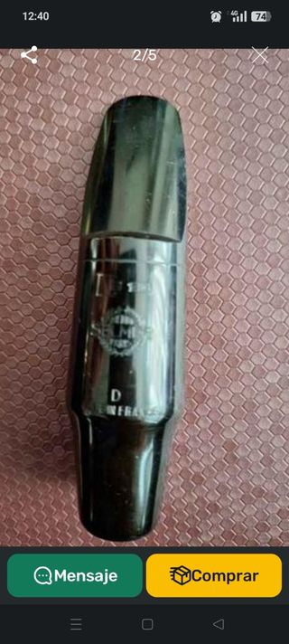 Boquilla Saxo tenor Henri Selmer Paris CS80 D