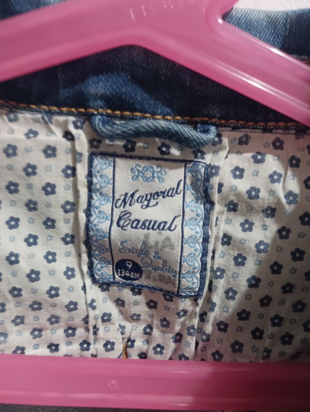 Chaqueta vaquera niña Mayoral. Talla 8-9