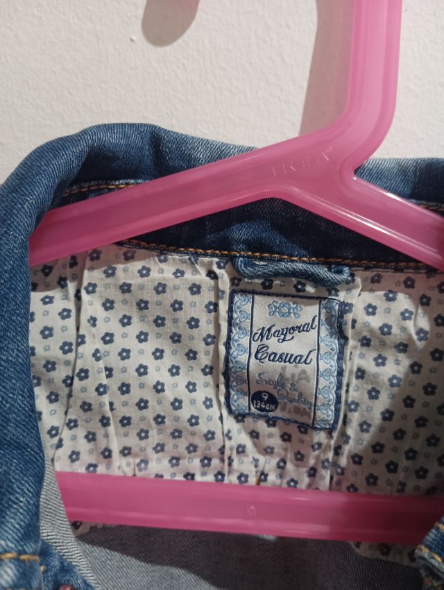 Chaqueta vaquera niña Mayoral. Talla 8-9