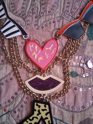 Collar Bimba y Lola Corazón y Labios
