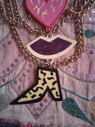 Collar Bimba y Lola Corazón y Labios