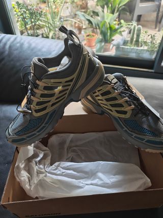 Salomon ACS Pro Azul/Verde Talla 42.5