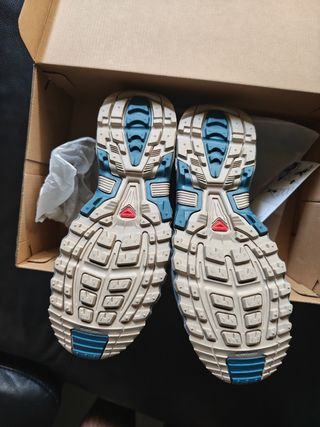 Salomon ACS Pro Azul/Verde Talla 42.5