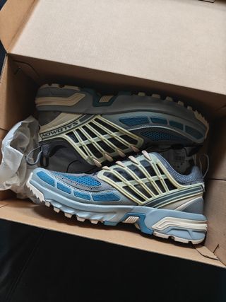 Salomon ACS Pro Azul/Verde Talla 42.5