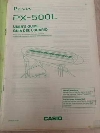 Casio Privia PX-500L Piano Contrapesado