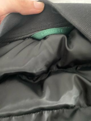 Chaleco Lacoste negro