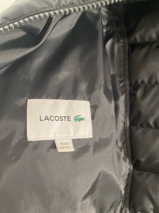 Chaleco Lacoste negro