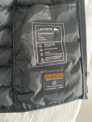 Chaleco Lacoste negro