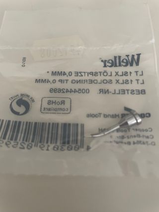 Punta saldatore Weller LT1SX MMA,0