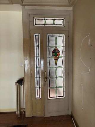 Puertas decorativas con vidrieras
