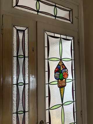 Puertas decorativas con vidrieras
