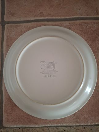 Juego de 2 Platos Cerámica Ingleses Vintage