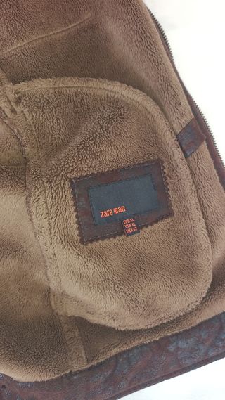 Cazadora Zara Hombre Marrón