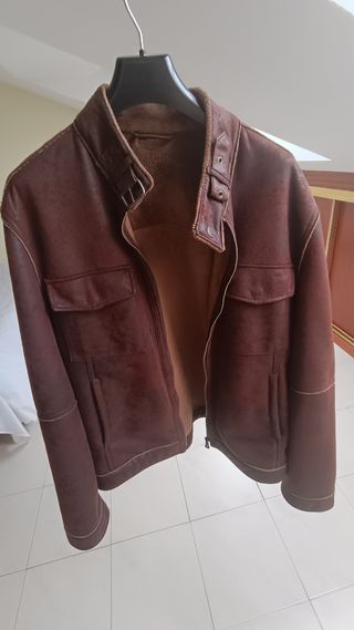 Cazadora Zara Hombre Marrón