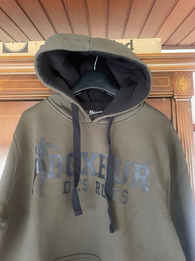 Sudadera Boxeur des Rues Caqui oscuro Talla XXL
