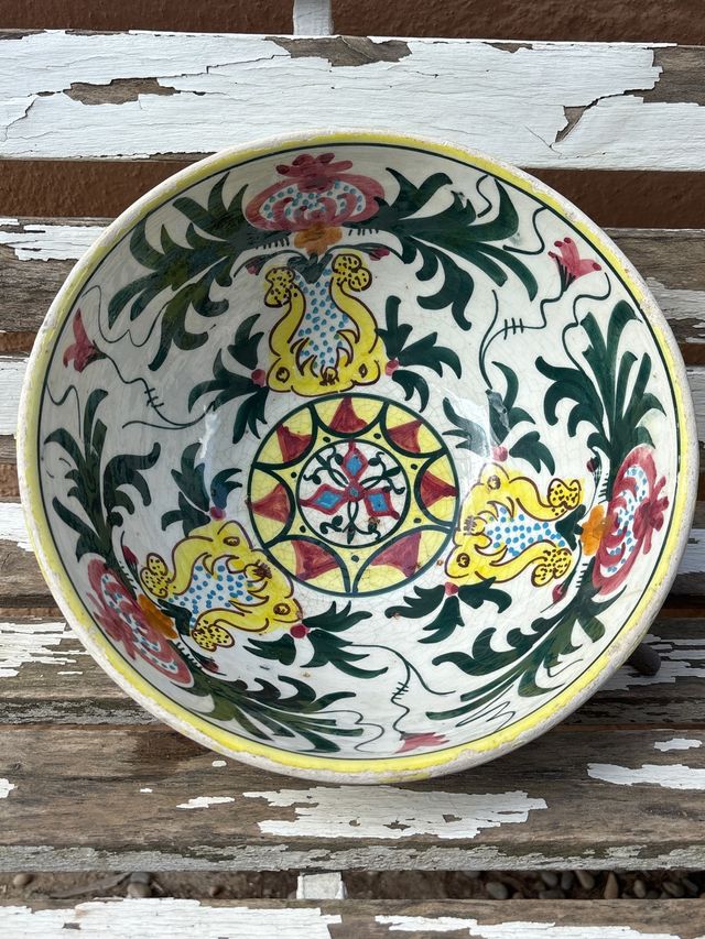 Cuenco Talavera pintado a mano