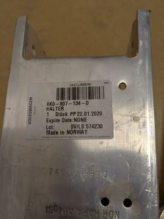 Soportes Parachoques delantero  Audi A4 