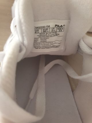 Zapatillas Fila Blancas