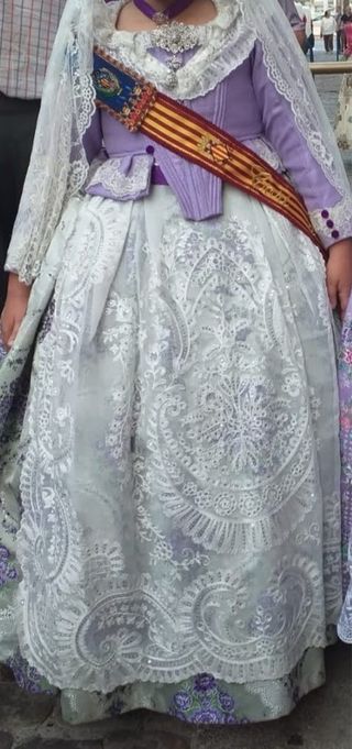 Traje de Fallera Niña con Zapatos